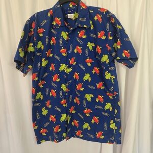 Cootie Bug Vibrant Blue Casual Shirt